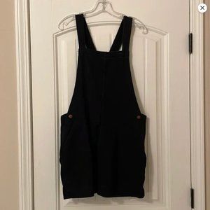 Black Overall Dress Universal Thread - denim jumper